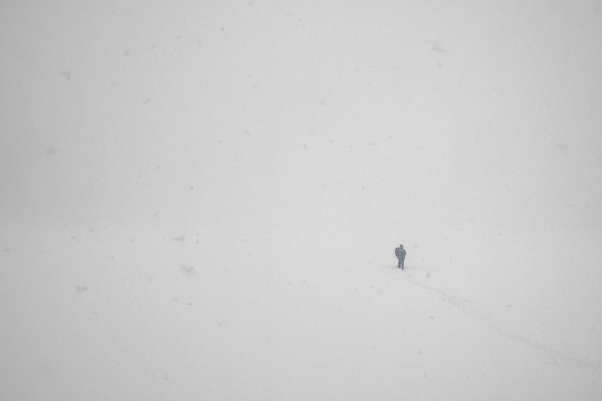 A Man On A Frozen Lake