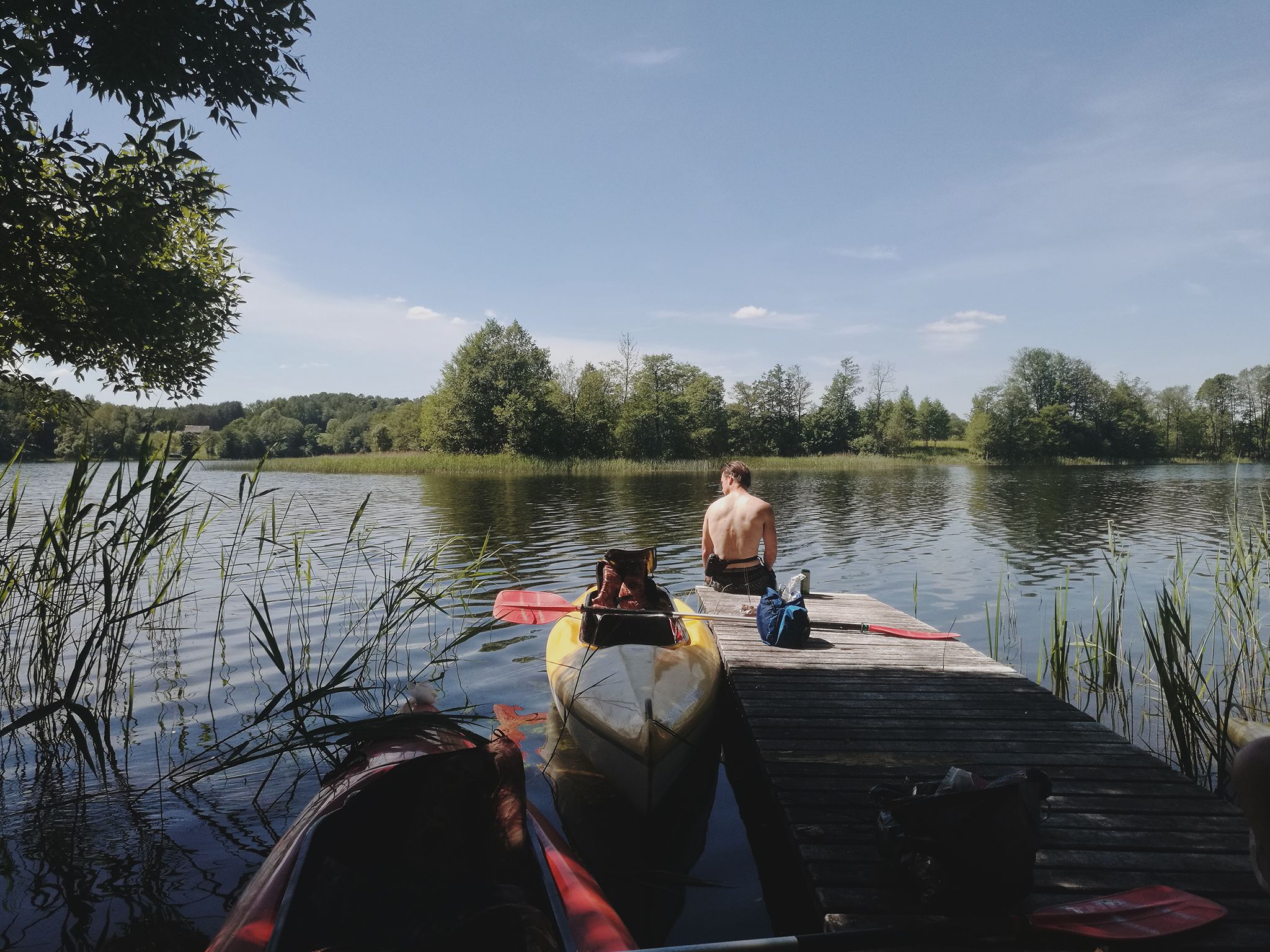 Parked Kayak