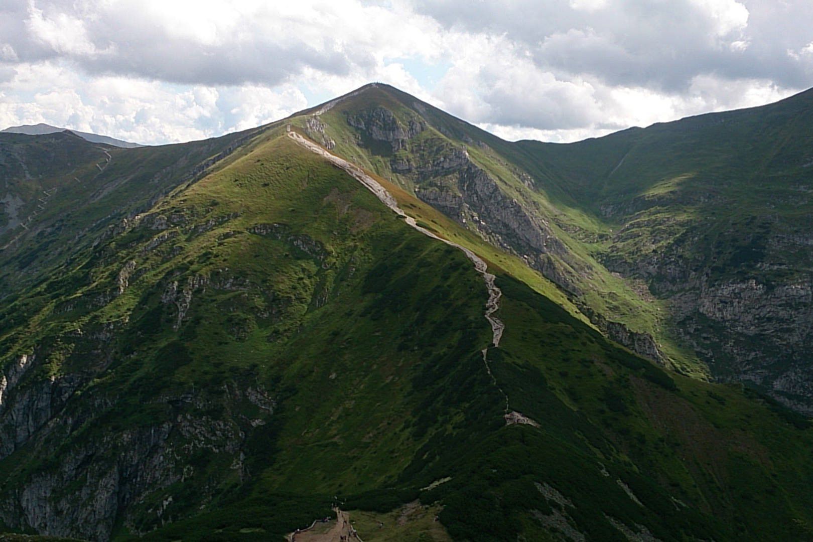 View Of The Mountainous Valley