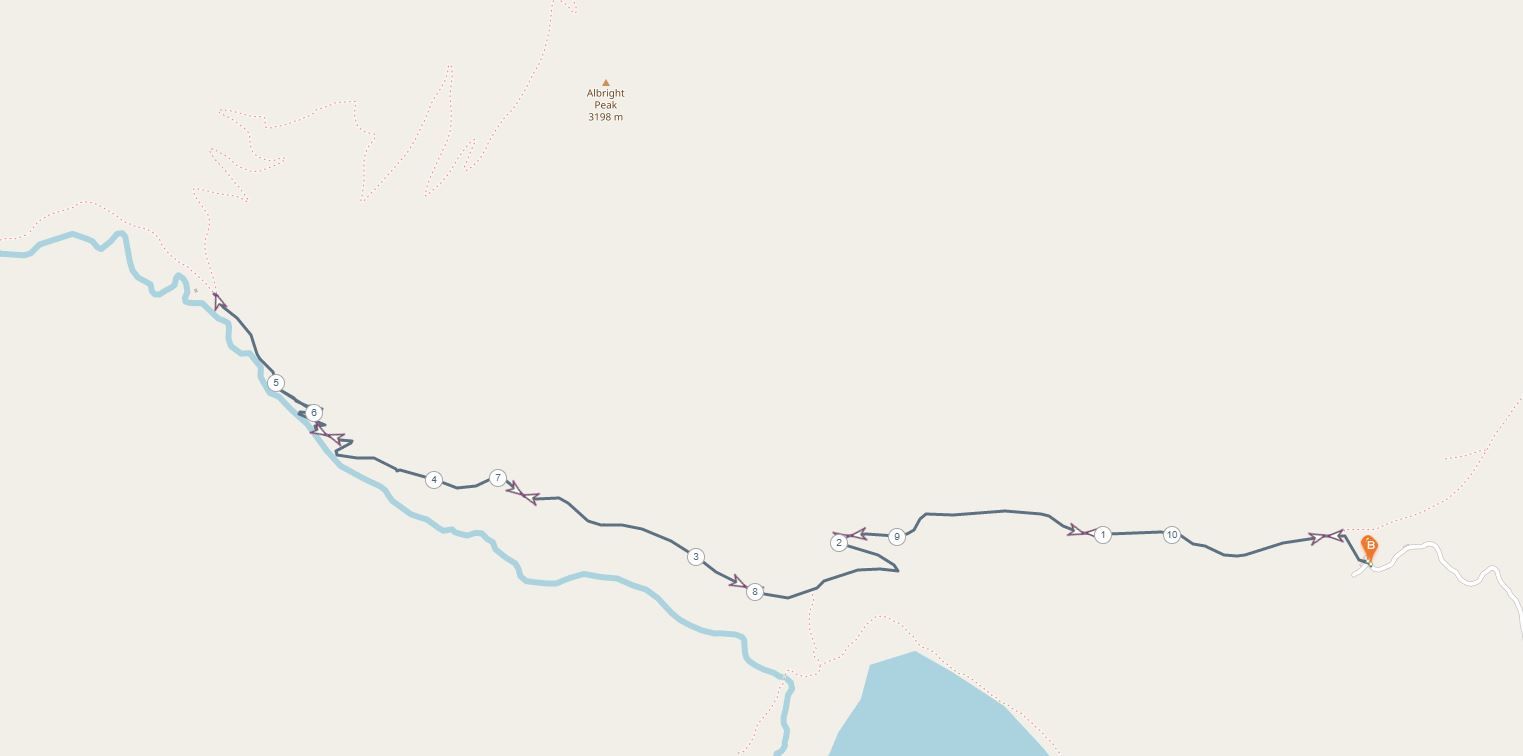 Death Valley Trail Map