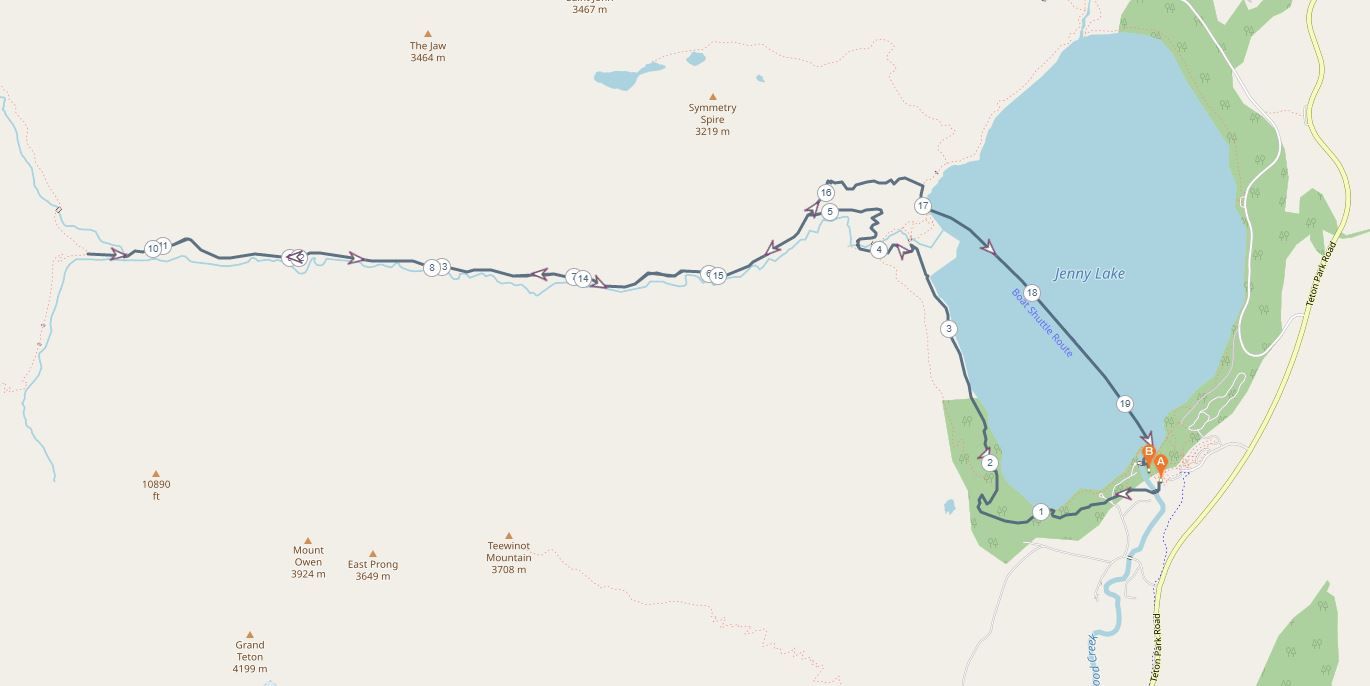 Forks To Cascade Trail Map