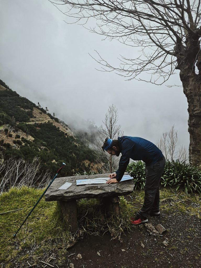 planning stage for a hike