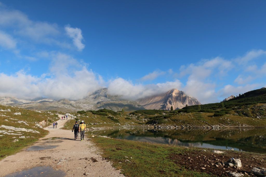 Trail from Rifugio Fannes to Rifugio Lagazuoi