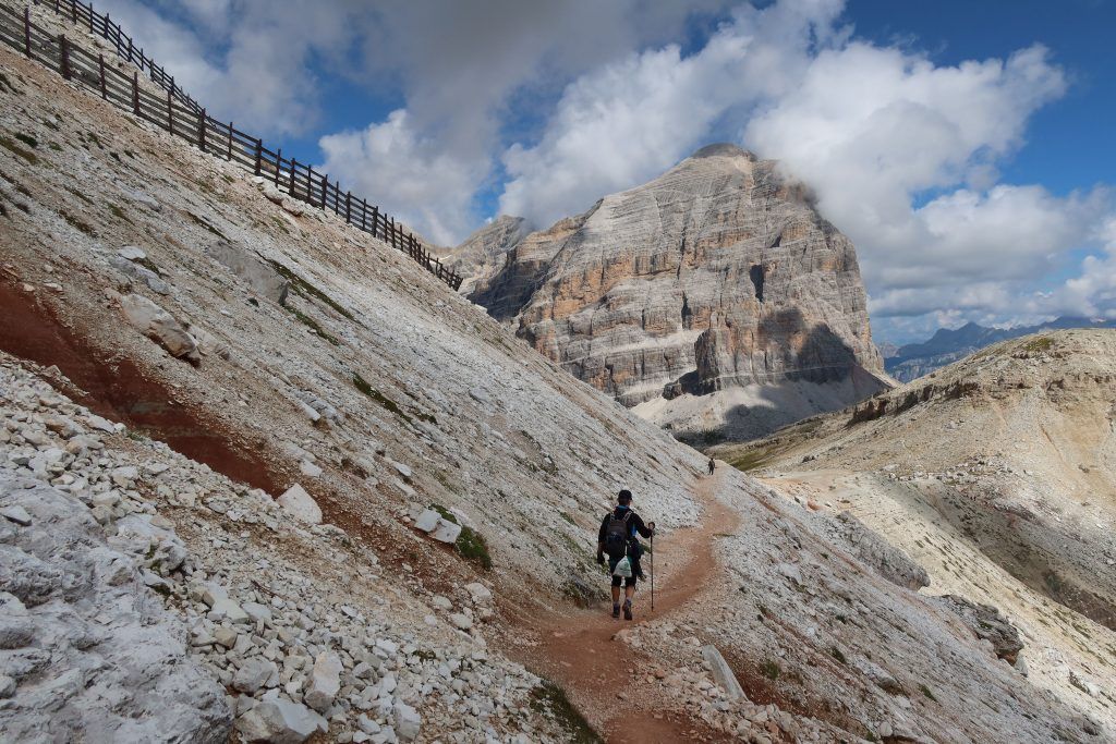 Trail between Rifugio Lagazuoi - Rifugio Scoiattoli