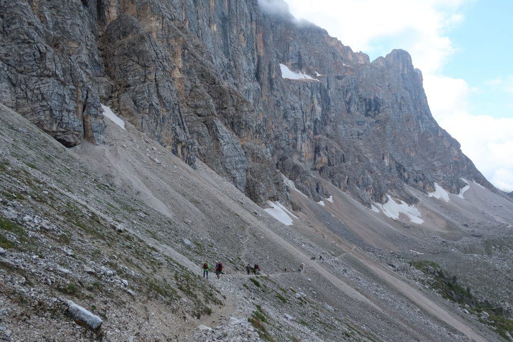Trail between Rif Coldai - Rifugio Tissi