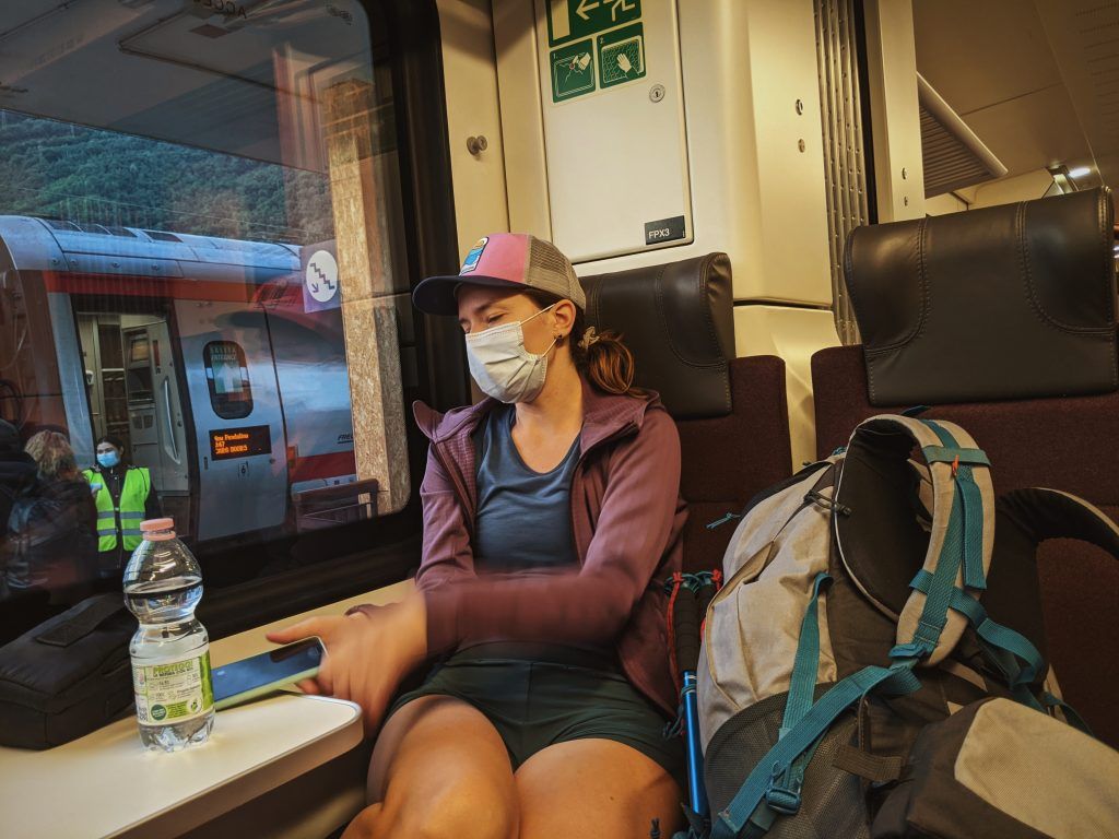 Train ride to Alta Via 1