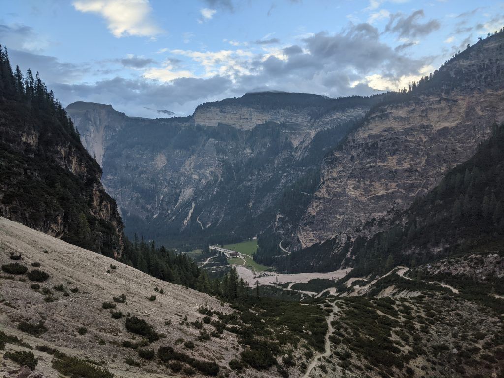 Trail from Rifugio Pederu - Rifugio Fannes