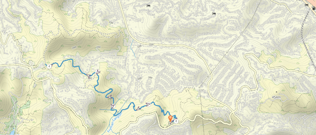 Betty B. Dearing Trail Map