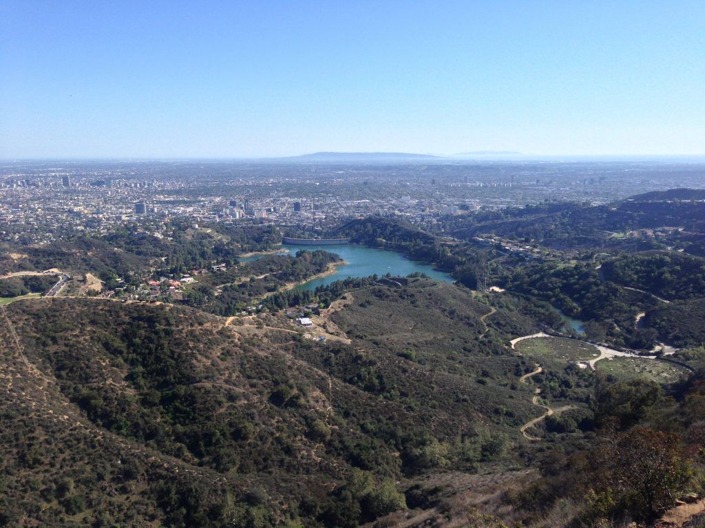 Lake Hollywood from Burbank Peak