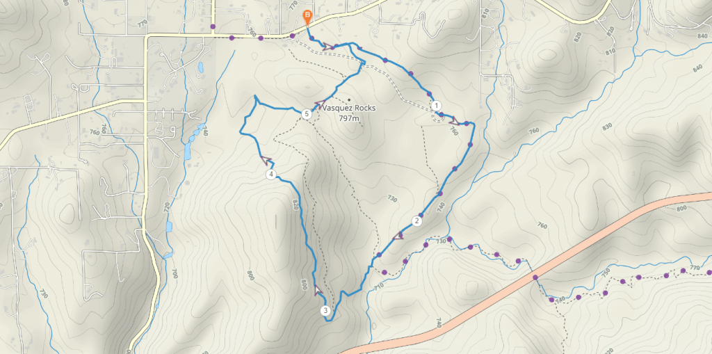 Vasquez Rocks Trail