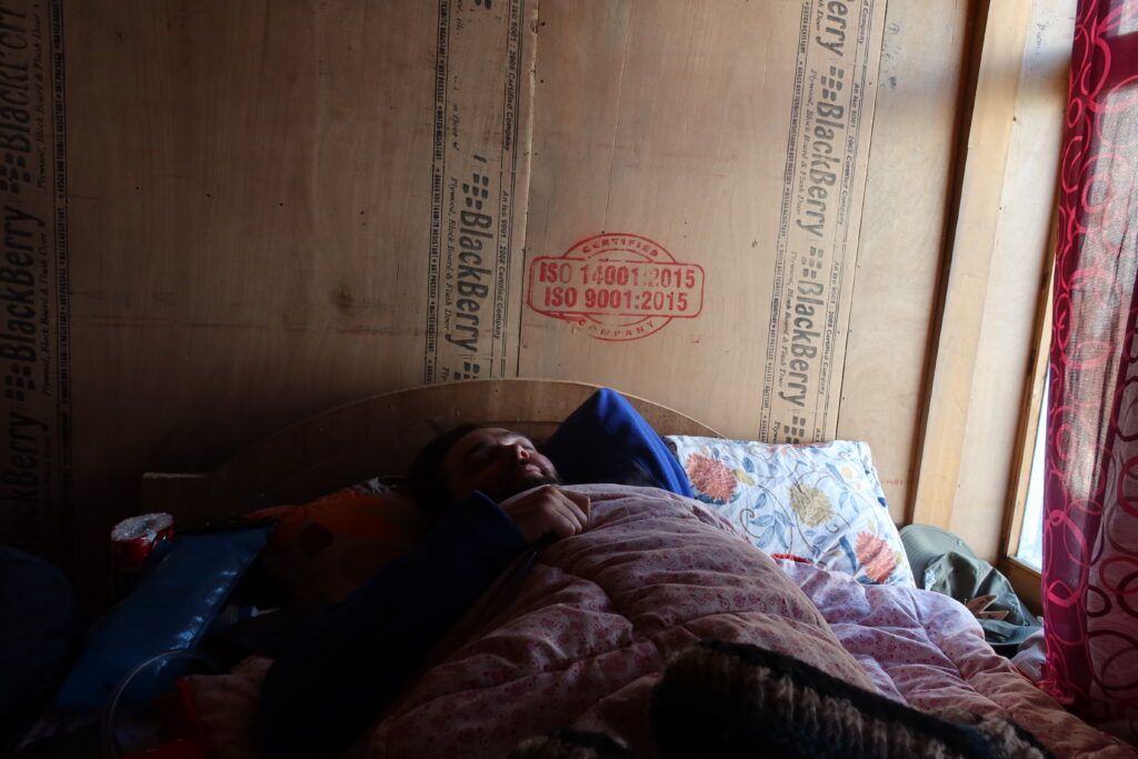 Room at the lower base camp on Annapurna Circuit