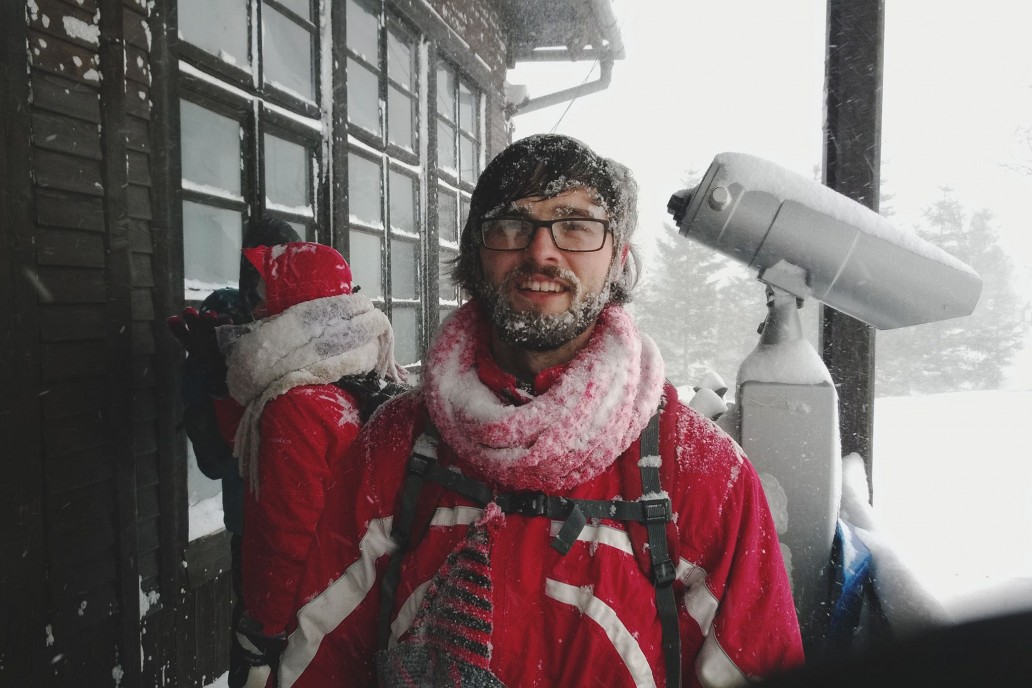 A Man With Icy Beard