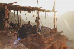 Petra Cafe on a cliff in Jordan