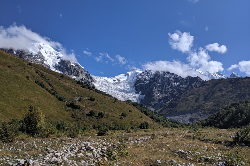 Glacier Near Adishi Village Georgia