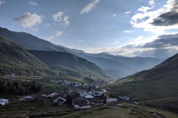 Ushguli Village in Enguri Gorge