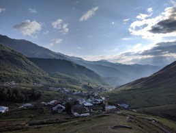 Ushguli Village in Enguri Gorge